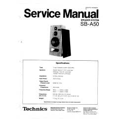 technics a50 speakers