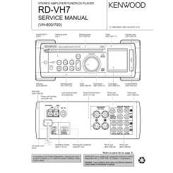 Kenwood Rdvh7 Service Manual Immediate Download