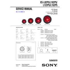 sony xsl122p5s