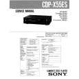 SONY CDPX55ES Service Manual cover photo