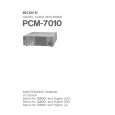 SONY PCM7010 Service Manual cover photo