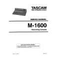 TEAC M-1600 Service Manual cover photo