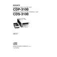 SONY CDS3100 Service Manual cover photo