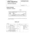 KENWOOD KRC666 Service Manual cover photo