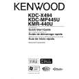 KENWOOD KDC-X494 Quick Start cover photo