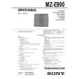 SONY MZE900 Service Manual cover photo