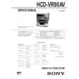 SONY HCDVR90AV Service Manual cover photo