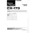 PIONEER CX173 Service Manual cover photo