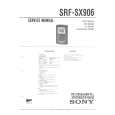 SONY SRFSX906 Service Manual cover photo