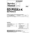 PIONEER SDP50A3K Service Manual cover photo