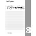PIONEER CDJ-1000MK3/NKXJ5 Owner's Manual cover photo