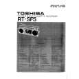 TOSHIBA RT-SF5 Service Manual cover photo