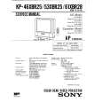 SONY KP-53XBR25 Owner's Manual cover photo