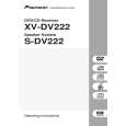 PIONEER XV-DV222 (DCS-222) Owner's Manual cover photo