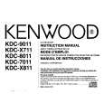 KENWOOD KDCX711 Owner's Manual cover photo