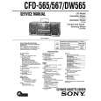 SONY CFD-565 Owner's Manual cover photo