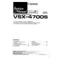 PIONEER VSX-4700S Service Manual cover photo