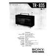 SONY TR835 Service Manual cover photo