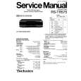 TECHNICS RSTR575 Service Manual cover photo