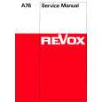 REVOX A76 Service Manual cover photo