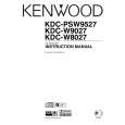 KENWOOD KDC-W8027 Owner's Manual cover photo