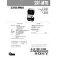 SONY SRFM70 Service Manual cover photo