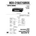 SONY MDXC150/RDS Service Manual cover photo