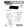 SONY TC-RX70ES Owner's Manual cover photo
