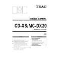 TEAC CD-X8 Service Manual cover photo