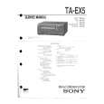 SONY TAEX5 Service Manual cover photo