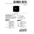 SONY SAW641 Owner's Manual cover photo