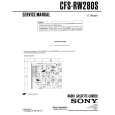 SONY CFS-RW280S Service Manual cover photo