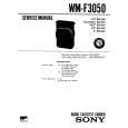 SONY WMF3050 Service Manual cover photo