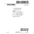 SONY CDX-U300LTD Service Manual cover photo