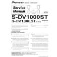 PIONEER S-DV1000ST/XJC/E Service Manual cover photo