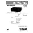 SONY TCV702 Service Manual cover photo