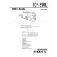 SONY ICF-390L Service Manual cover photo