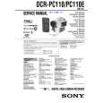 SONY DCRPC110 Service Manual cover photo