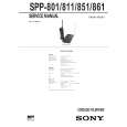 SONY SPP801 Service Manual cover photo