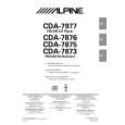 ALPINE CDA7876RB Owner's Manual cover photo