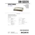 SONY XMSD22X Service Manual cover photo