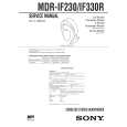 SONY MDRIF230 Service Manual cover photo