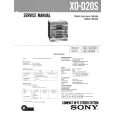 SONY XOD20S Service Manual cover photo