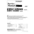 PIONEER KEH-4500 X1M/UC Service Manual cover photo