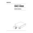 SONY DKC-5000 Service Manual cover photo
