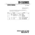 SONY XR-5509RDS Service Manual cover photo