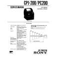 SONY CPJ-200 Service Manual cover photo