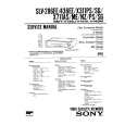 SONY SLVX711 Service Manual cover photo