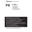 PIONEER F-F6-J/WYXCN5 Owner's Manual cover photo