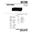 SONY XRC180 Service Manual cover photo